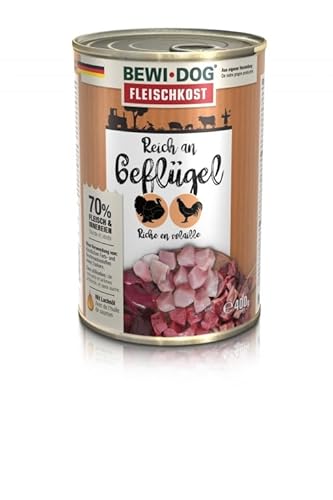 Bewi Dog Nassfutter für Hunde, 6 x 400 g (Ave) von CT-TRONICS