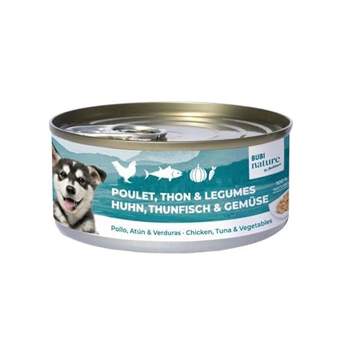 Bubi Nature komplettes Nassfutter für Hunde, 12 x 150 g (Hühnchen und Hülsenfrüchte 150 g) von CT-TRONICS
