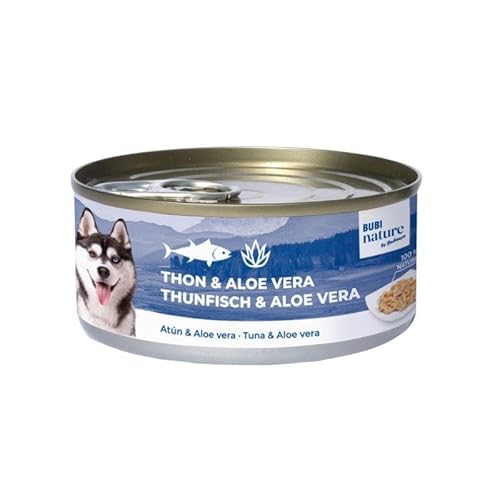 Bubi Nature Nassfutter für Hunde, 12 x 150 g (Thunfisch und Aloe Vera, 150 g) von CT-TRONICS