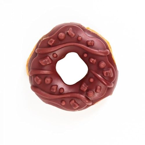Bubimex Snack Donut aus glasiertem Huhn, Ø 7 cm, 10 Stück (5 Heidelbeere + 5 Erdbeere) von CT-TRONICS