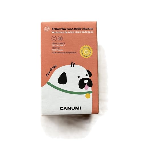 Canumi Dosen, für Hunde, 5 x 100 g, natürliche Konservierung, 100 % (Hellthunfisch-Futter) von CT-TRONICS