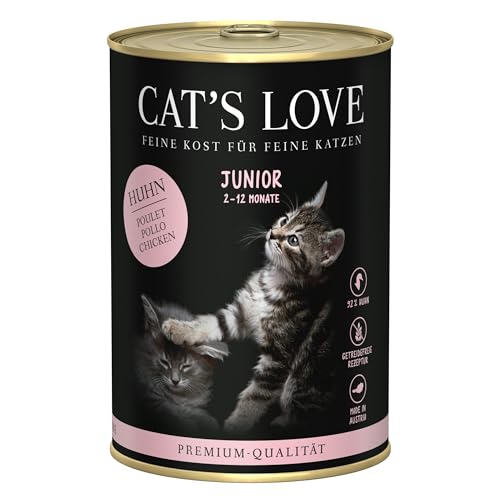 Cat'S Love | Nassfutter für Katzen | 6 x 400 g | (Hühnchen Kitten) von CT-TRONICS