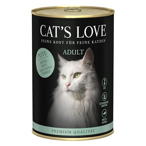 Cat'S Love | Nassfutter für Katzen | 6 x 400 g | (Pute) von CT-TRONICS