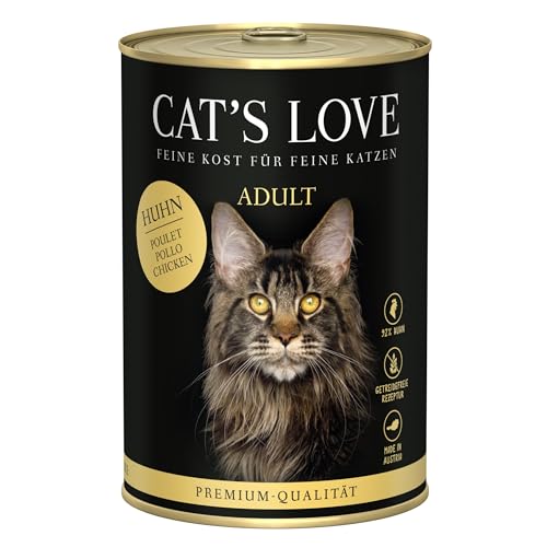 Cat'S Love | Nassfutter für Katzen | 6 x 400 g | Huhn von CT-TRONICS