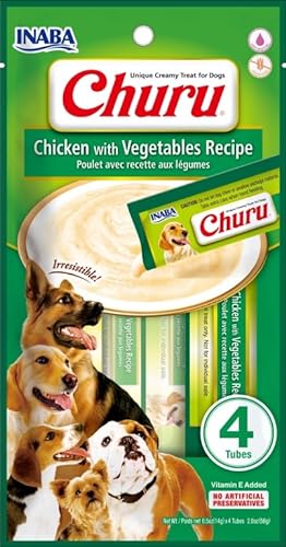 Churu Hunde gesunde Snacks für Hunde (Huhn und Gemüse, 12 x 4 x 14 GR) von CT-TRONICS