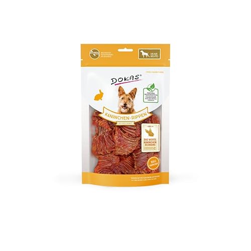 DOKAS Kaninchenrippen, 7 x 100 g Hundefutter von CT-TRONICS