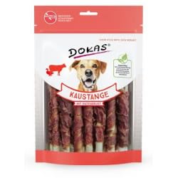 DOKAS Ochsen-Kaurollen mit Hühnerbrust 9 x 200 g (Ente) von DOKAS