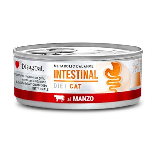 Disugual Diät | Nassfutter für Katzen | 6 Stück x 85 g | verschiedene Geschmacksrichtungen | (6 x 85 g, Darmfleisch) von CT-TRONICS