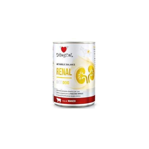 Disugual Hundefutter Nassfutter, Nierenfleisch, Rindfleisch, 6 x 400 g von CT-TRONICS