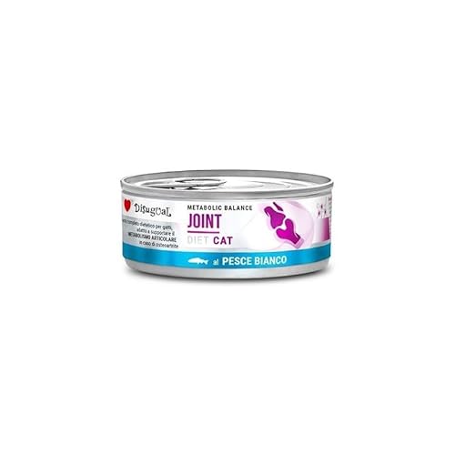 Disugual Katzen-Diät | für besondere Ernährungsbedürfnisse | 12 x 85 g | (12 x 85 g, weißer Fisch Joint) von CT-TRONICS