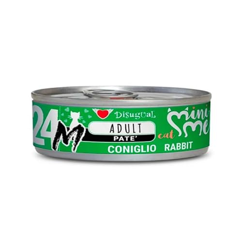Disugual Nassfutter für Katzen, 12 Stück x 85 g (Hase) von CT-TRONICS