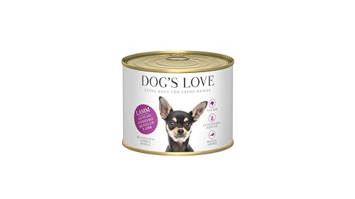 Dog's Love Adult | Nassfutter für Hunde | 6 x 200 g | (Lamm) von CT-TRONICS