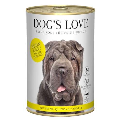 Dog's Love Adult | Nassfutter für Hunde | 6 x 400 g (Huhn) von CT-TRONICS