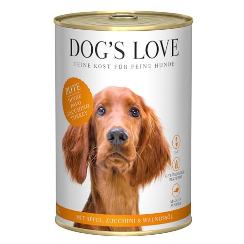 Dog's Love Adult | Nassfutter für Hunde | 6 x 400 g (Pute) von CT-TRONICS