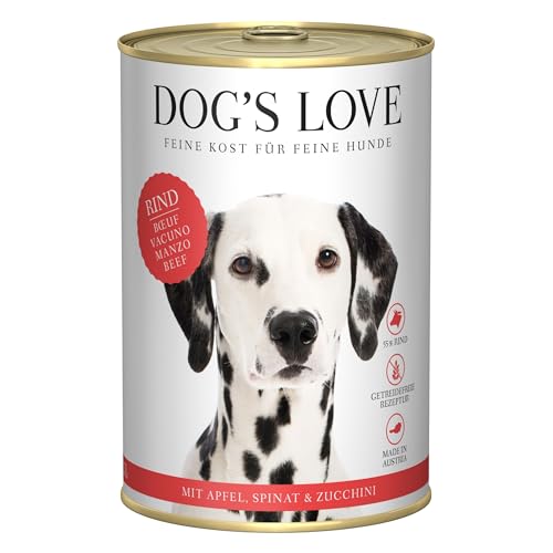 Dog's Love Adult | Nassfutter für Hunde | 6 x 400 g (Rindfleisch) von CT-TRONICS