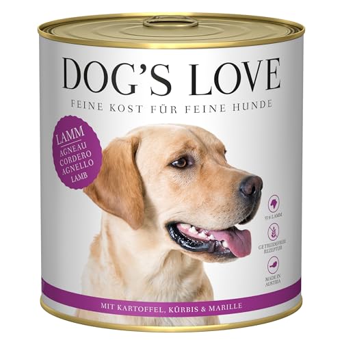 Dog's Love Adult | Nassfutter für Hunde | 6 x 800 g | (Lamm) von CT-TRONICS