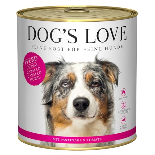 Dog's Love Adult | Nassfutter für Hunde | 6 x 800 g | (Pferd) von CT-TRONICS