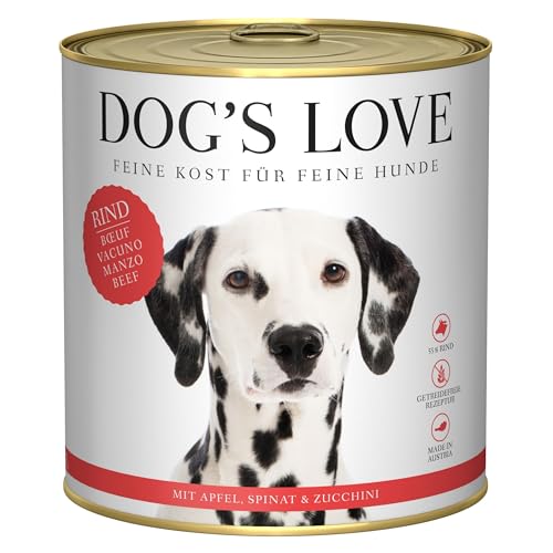 Dog's Love Adult | Nassfutter für Hunde | 6 x 800 g | (Rindfleisch) von CT-TRONICS