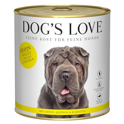 Dog's Love Adult | Nassfutter für Hunde | 6 x 800 g | Huhn von CT-TRONICS