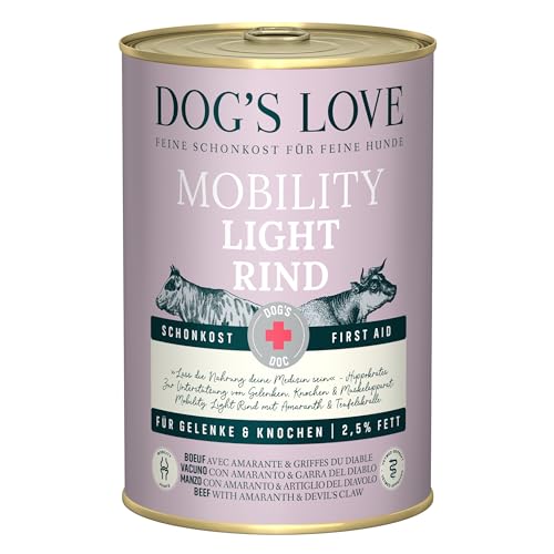 Dog's Love Nassfutter für Hunde | Diätsorte | 6 x 400 g (6 x Rinder, Gelenke und Knochen) von CT-TRONICS
