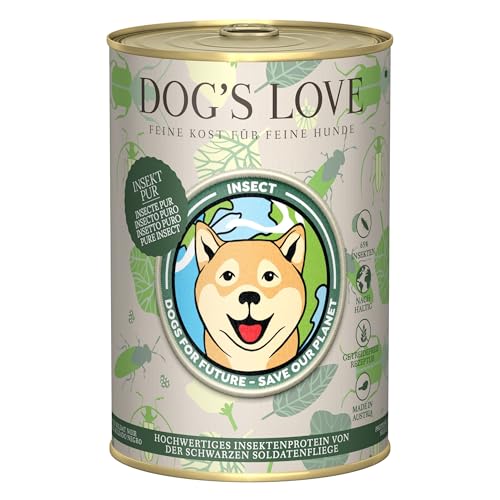 Dog's Love Nassfutter für Hunde | Insektensorte | 6 x 400 g | (6 x Insekt) von CT-TRONICS