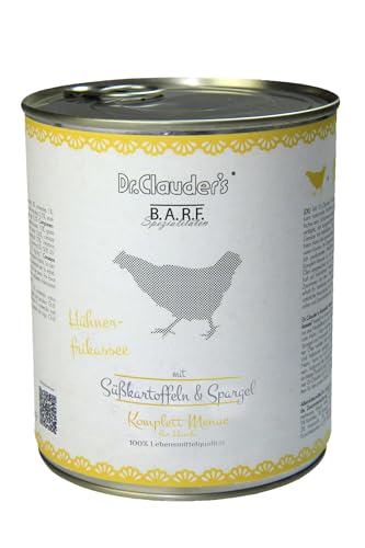 Dr. Clauder's Nassfutter für Hunde | Barffutter | 6 x 800 g | verschiedene Geschmacksrichtungen | (6 x 800 g, Hühnereintopf Dr. Clauder's Nassfutter für Hunde | Barffutter | 6 x 800 g | verschiedene Geschmacksrichtungen | (6 x 800 g, Hühnereintopf von CT-TRONICS