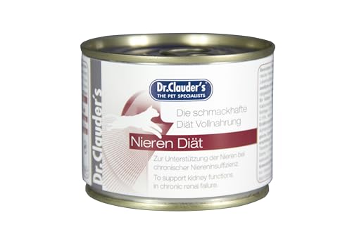 Dr. Clauder's Premium Nassfutter für Katzen | Diätsorte | Dosen 6 x 200 g (Renal) von CT-TRONICS
