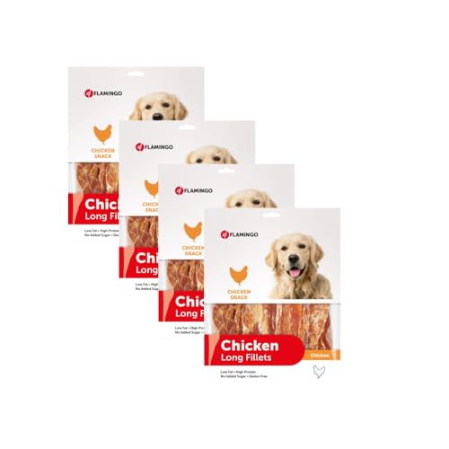 Flamingo Snacks für Hunde Chick'n Snack Longo, 2 x 800 g von CT-TRONICS