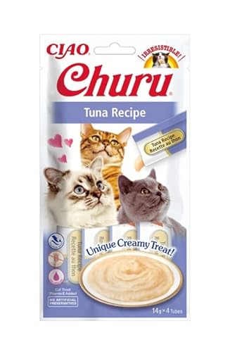 CT-TRONICS INABA Churu Gesunde Snacks für Katzen, 48 x 14 g (Thunfisch) von CT-TRONICS