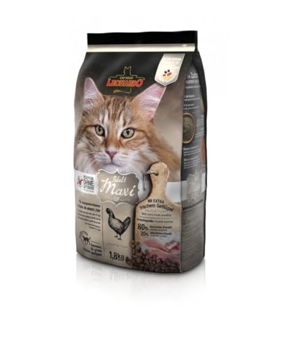 Leonardo Adult GF Maxi | Getreidefreies Trockenfutter für Katzen | Vollfutter für erwachsene Katzen aller Rassen ab 1 Jahr (1,8 kg) von CT-TRONICS