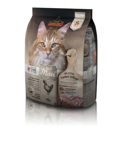 CT-TRONICS Leonardo Adult GF Maxi | Getreidefreies Trockenfutter für Katzen | Vollfutter für erwachsene Katzen aller Rassen ab 1 Jahr (300 GR) von CT-TRONICS