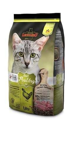 Leonardo Adult GF Poultry | Getreidefreies Trockenfutter für Katzen | Vollfutter für erwachsene Katzen aller Rassen ab 1 Jahr (1,8 kg) von CT-TRONICS