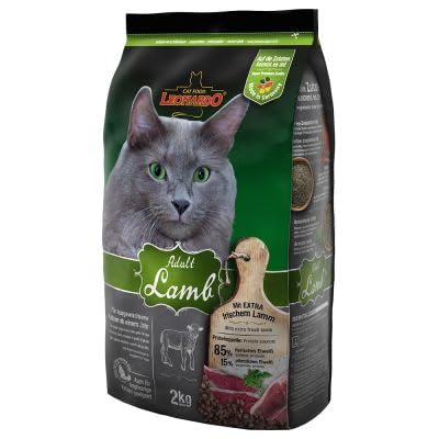 Leonardo Adult Lamm | Trockenfutter für Katzen | Vollfutter für erwachsene Katzen aller Rassen ab 1 Jahr (2 kg) von CT-TRONICS