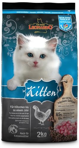 Leonardo Kitten Trockenfutter für Katzen, Welpen, 2 kg von CT-TRONICS