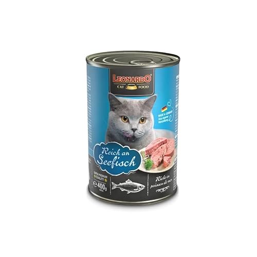 Leonardo Quality Selection für Katzen, Packung mit 6 Dosen (reich an Fisch, 400 g) von CT-TRONICS