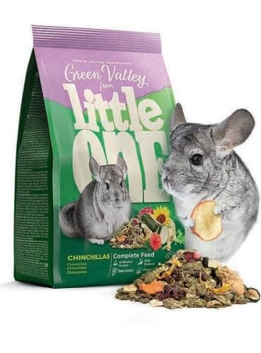 Little One Green Valley | Futter für Nagetiere | Kaninchen | Chinchilla | Degus | Meerschweinchen | 750 g (Chinchilla) von CT-TRONICS