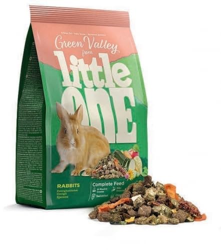 Little One Green Valley | Futter für Nagetiere | Kaninchen | Chinchilla | Degus | Meerschweinchen | 750 g (Kaninchen) von CT-TRONICS