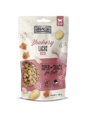Mac's Cat Snacks Premium für Katzen, 10 x 60 g (Lachs) von CT-TRONICS