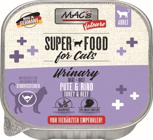 Mac's Cat Vetcare Premium Nassfutter für Katzen, spezielle Diäten, 16 x 100 g (Vogel und Urinal) von CT-TRONICS