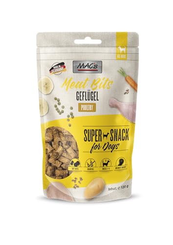 Mac's Dog Gesunde Snacks für Hunde, 6 x 120 g, sortiert (6 x Geflügel) von CT-TRONICS