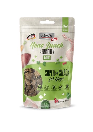Mac's Dog Gesunde Snacks für Hunde, 6 x 120 g, sortiert (6 x Kaninchen) von CT-TRONICS