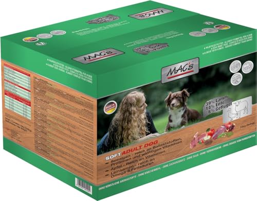 Mac's Dog Premium Halbnassfutter für Hunde, Lammgeschmack, 15 kg von CT-TRONICS
