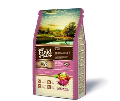 Sam's Field Trockenfutter für Hunde (Lamm und Reis Senior Light, 2,5 kg) von CT-TRONICS