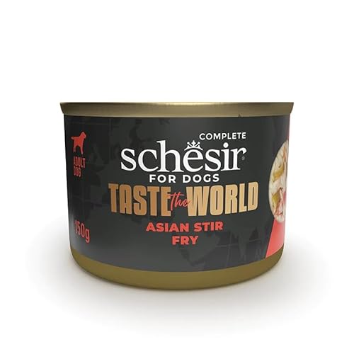 Schesir Taste The World Hund, 8 x 150 g, Nassfutter für Hunde (Asiatisches Saugen in Brühe) von CT-TRONICS