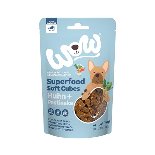 Wow Snacks für Hunde, verschiedene Geschmacksrichtungen, 6 x 150 g | (Hühnchen mit Pastinake) von CT-TRONICS