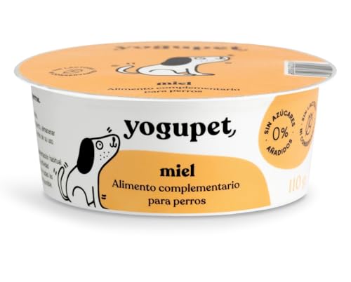 Yogupet Pasteurisiertes Ergänzungsfutter für Hunde, 4 x 110 g (Honig) von CT-TRONICS