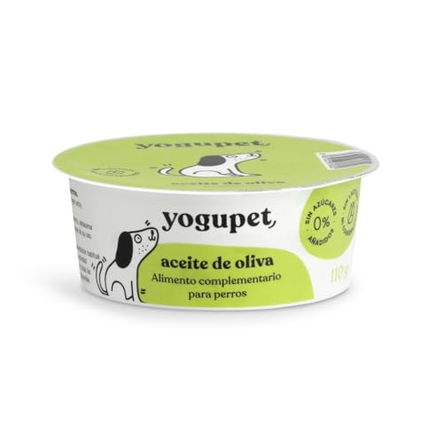 Yogupet Pasteurisiertes Ergänzungsfutter für Hunde, 4 x 110 g (Olivenöl) von CT-TRONICS