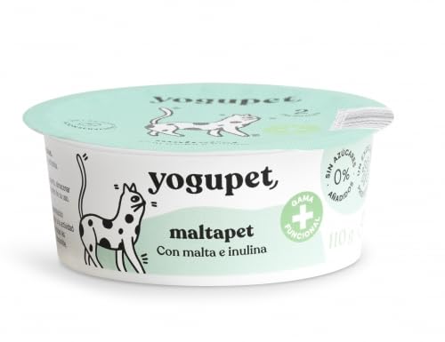 Yogupet Pasteurisiertes Ergänzungsfutter für Katzen, 8 x 110 g (Malta) von CT-TRONICS