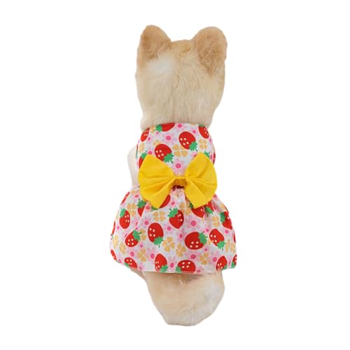 Hundekleid für Hunde, Blumenmuster, Welpen, Prinzessin, Schleife, niedliches Sommer-Outfit, Kleidung, Hundekleid, Schleife, Prinzessinnen-Kleidung, Haustier-Outfit, Frühling, Sommer, atmungsaktive Hundekleid für Hunde, Blumenmuster, Welpen, Prinzessin, Schleife, niedliches Sommer-Outfit, Kleidung, Hundekleid, Schleife, Prinzessinnen-Kleidung, Haustier-Outfit, Frühling, Sommer, atmungsaktive von CTDWNT