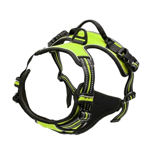 Design Hundegeschirr, kein Ziehen, verstellbar, weich gepolstert, reflektierende Nähte, Spazierengehen, Laufen, Wandern, Outdoor-Abenteuer, Größe M Design Hundegeschirr, kein Ziehen, verstellbar, weich gepolstert, reflektierende Nähte, Spazierengehen, Laufen, Wandern, Outdoor-Abenteuer, Größe M von CUANGSJG